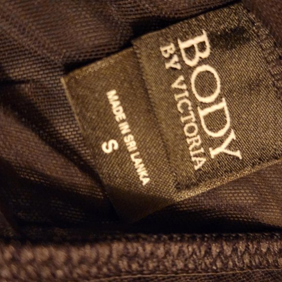 Sheer Chemise Lingerie Nightie Sheer Black VNeck Small Body by Victoria - Picture 4 of 4